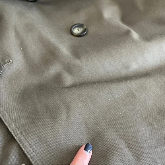 Lauren Ralph Lauren mens trench coat tan size 42R double breasted zip out liner - Picture 8 of 11